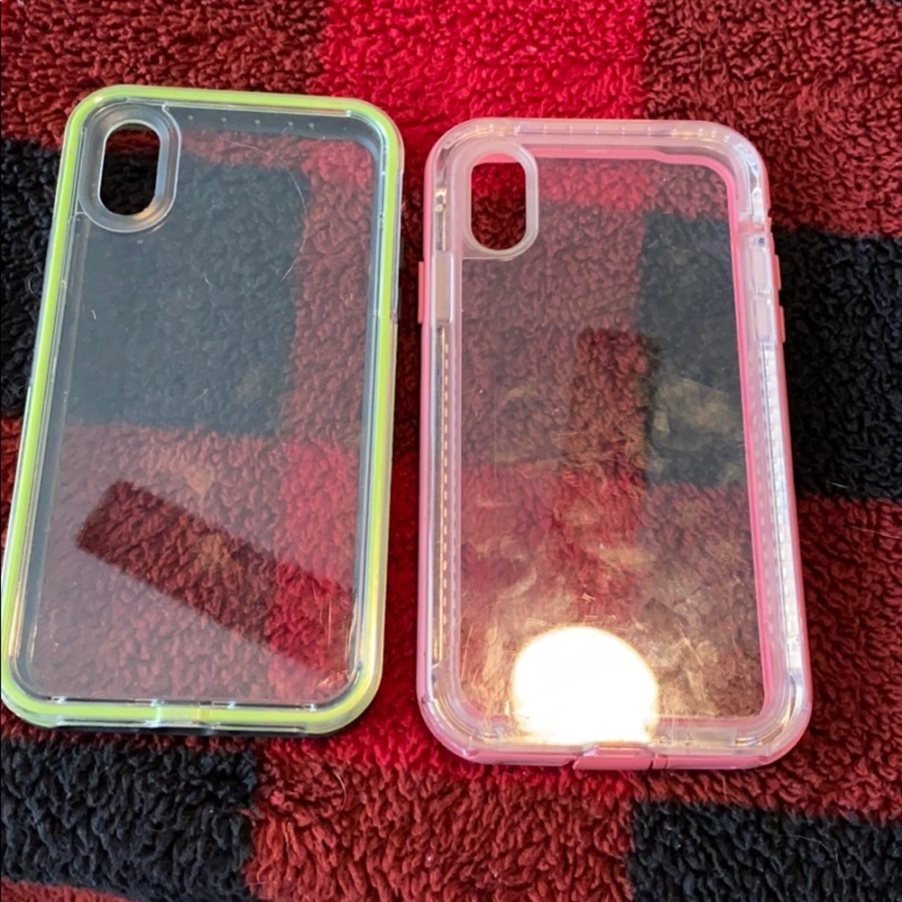 Two lifeproof cases